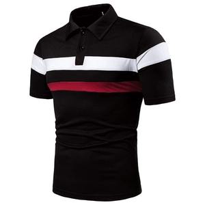 Polo en coton de luxe pour hommes de haute qualité pour hommes Polo de golf tricoté en polyester avec logo brodé Polos personnalisés - Product Image 5