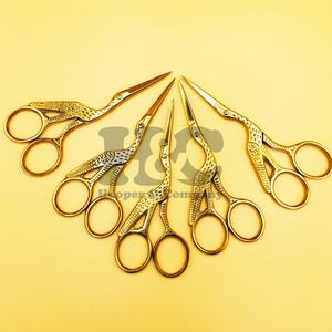 Ciseaux à cils et à sourcils en acier inoxydable de haute qualité, pointe droite et affûtée, avec manche en céramique, durables, en vison, best-seller, Bagla - Product Image 3