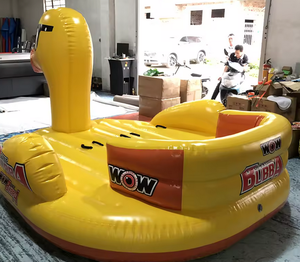 Canard jaune gonflable géant en PVC épaissi, prêt à être livré - Product Image 1