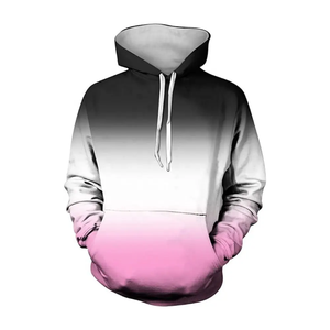 Service OEM, vente en gros, meilleur design, transfert thermique, sweats à capuche d'hiver 100% coton, légers, couleur personnalisée, sweats à capuche personnalisés pour hommes - Product Image 2