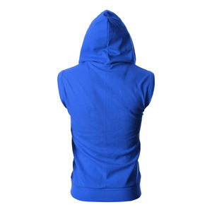New Fashion High Quality Custom Logo Design Gym Stringer Tank Sleeveless Hoodies - Product Image 3