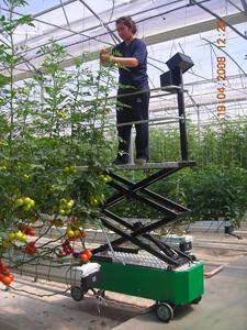 Carro de riel de tubería de alta calidad para invernadero, tomate, cultivo de vegetales, recolección, uso de transporte desde Turquía, 2 años de garantía - Product Image 3