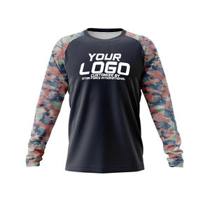 Sweat à capuche de pêche haute performance et chemise à séchage rapide Tissu résistant au soleil et personnalisé avec transfert de chaleur 100% polyester - Product Image 5