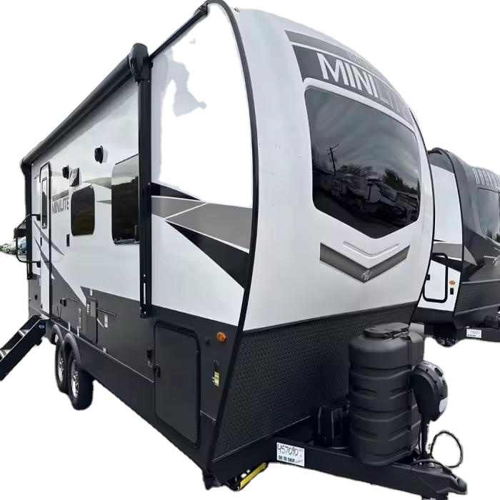 Mobile Car Trailer for Camping and Travel for Street Caravan Camper with Comfortable Mobile House Features Cheap Price