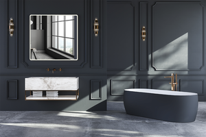 500W Solar-Powered Glass Frameless Infrared Mirror <b>Heater</b>-High <b>Efficiency</b> Energy Saving Waterproof Overheat Protection Ceiling - Product Image 5