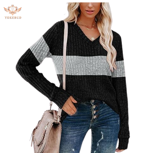 Offre Spéciale hiver grande taille femmes vêtements col rond sweat élégant à la mode couleur unie tenue décontractée pour dames de BD - Product Image 4