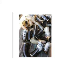 Gran cuerno de cristal de estilo medieval hecho a mano con nombre personalizado para decoración de granja al precio más barato de CRAFT ZONE EXPORT - Product Image 2