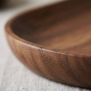 Plateau de service carré en bois peint à la main pour cadeaux - Product Image 3