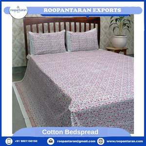 Juego de colcha Floral cómoda para el hogar, diseño de bloque de mano de algodón 100%, respetuoso con el medio ambiente, suave para suministro a granel - Product Image 2