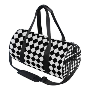 Toile de grande capacité avec logo personnalisé Sac de voyage de gymnastique décontracté Sac de voyage à fermeture éclair pour l'extérieur Léger multifonctionnel Camping Randonnée Sports - Product Image 5