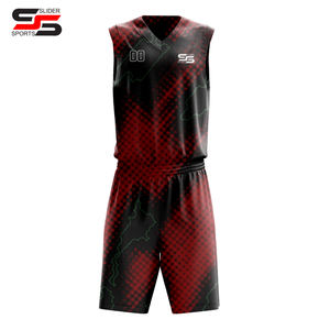 Uniforme réversible de maillot de basket-ball en maille en gros uniforme de basket-ball d'équipe vierge caractéristique Service de séchage rapide - Product Image 6