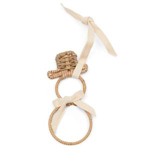 Ornements de bonbons en rotin naturel en gros pour la décoration d'arbre de Noël Ornement suspendu d'arbre rustique parfait pour les vacances - Product Image 4