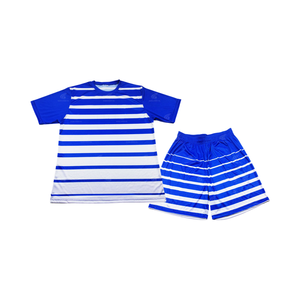 Kit de entrenamiento de fútbol profesional personalizable secado rápido cómodo manga corta con nombre del equipo número sublimación ropa de fútbol - Product Image 1