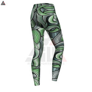 Oem Service Best Quality Winter Casual Thin <b>Mesh</b> Women <b>Leggings</b> Breathable Knee-Length - Product Image 5