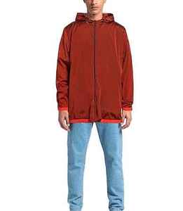 Veste coupe-vent personnalisée respirante 100% polyester Gym Fitness Veste coupe-vent personnalisée à séchage rapide Veste coupe-vent décontractée pour homme - Product Image 3