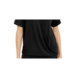 Cardigan da Donna Alfani Casual Nero con Colletto in Maglia, Taglie Petite e Medium, Traspirante con Decorazione a Bottoni per Primavera e Autunno - Product Image 3