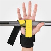 Sangles de poignet réglables pour la musculation, durables, antidérapantes, en silicone à pois, logo personnalisé, légères, support de poignet pour l'entraînement