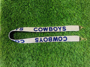 Tailles personnalisées Gris Bleu Perlé Cross Body Portefeuilles Excellente Qualité Lettre Sacs à main Bretelles Spécial Game Day Design Perlé Décontracté - Product Image 4