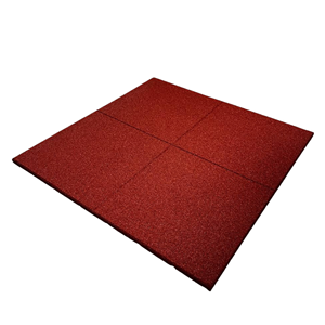 Carrelage de sol en caoutchouc Supersafe Direct Factory Price Indoor Fitness 500x500mm Durabilité améliorée Absorption des chocs Antidérapant pour - Product Image 6
