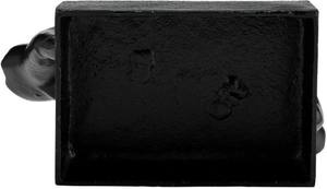 Inicio Escultura de manos entrelazadas de metal Negro Novedad Aluminio Contemporáneo Color sólido es una escultura pulida moderna decorativa - Product Image 5