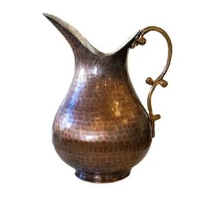 Wholesale Supply <b>Kitchen</b> <b>Accessories</b> Hammered <b>Copper</b> Jug With Antique Finished for Drink Ware Use <b>Copper</b> Pitcher - Product Image 1
