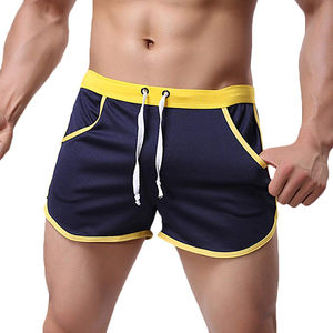 Pantalones cortos de malla con logotipo personalizado 2025, pantalones cortos de tela de poliéster para hombre, pantalones cortos ligeros para Fitness 220 GSM, pantalones cortos de gimnasio para hombre - Product Image 1
