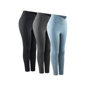 Legging moulant noir taille cincher pour femme - Product Image 3