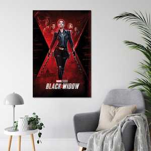 Póster de Marvel de la Viuda Negra con Scarlett Johansson, Diseño Moderno para Pared - Product Image 4