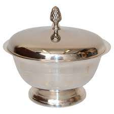 Bol de dattes au design moderne pour la maison Restaurant Bol à fruits secs et noix chocolat Vaisselle Bol de dattes en laiton fini or pour le Ramadan - Product Image 4