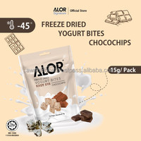 Alor Gefreeze-droogde Yoghurtballetjes Chocoladechips 15g Kindersnack