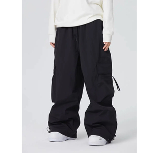 Pantalones acolchados de nuevo estilo para hombres en pantalones de esquí cálidos de invierno de tela de nailon - Product Image 6