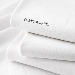 เสื้อยืดสีขาวสำหรับผู้ชายเสื้อคอตตอนลายปักโลโก้โพลีเอสเตอร์ขนาดใหญ่พิเศษออกแบบได้ตามต้องการ - Product Image 2