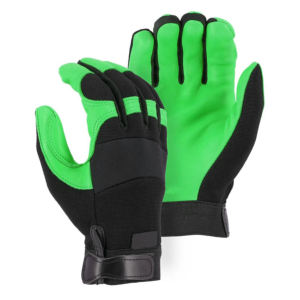 Wholesale Heat Resistance Premium Leather Mechanics <b>Gloves</b> Anti-Static Anti-Vibration <b>Silicone</b>-free Powder-free Customizable - Product Image 4