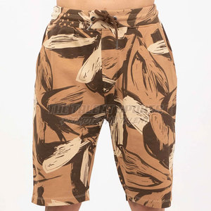 Shorts d'été décontractés pour hommes, coupe ample, toucher doux, tissu en toile non tissée, anti-plis, fermeture à cordon, haute qualité - Product Image 3