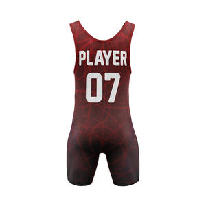 Singlet de Lucha Personalizable por Sublimación para Hombre con Tirantes Ajustables y Cierre de Tirón, Singlet con Logotipo de Equipo Personalizado - Product Image 6