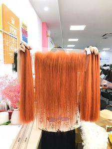 วิกผมสีดำสำหรับผู้หญิงผิวดำผมตรงสีส้มจากเวียดนามสำหรับลูกไม้หน้าผากหน้าผากแบบ HD - Product Image 3