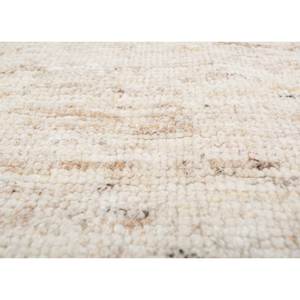 พรมขนสัตว์สีงาช้าง Blythe Ivory ลายเรขาคณิตแบบนามธรรม ถักด้วยมือ สำหรับตกแต่งบ้าน ห้องนั่งเล่น ทางเข้าบ้าน โถงทางเดิน รูปทรงสี่เหลี่ยมผืนผ้า ดีไซน์แบบจิ๊กซอว์ รุ่นใหม่ AKWL-1733 - Product Image 3