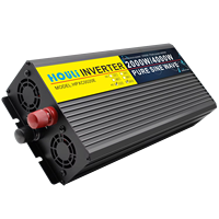 Générateur onduleur à onde sinusoïdale pure monophasé HOULI 12V 24V 48V 60V 110V 4000W pour la maison et la voiture