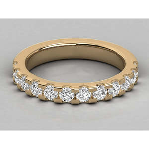 Bague pour femme en or 10 carats avec diamant de laboratoire - Product Image 2