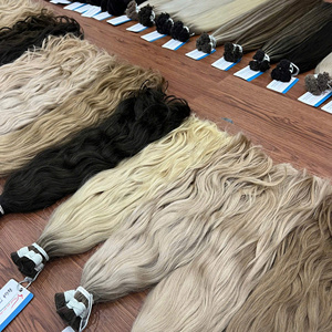 Extensions de cheveux naturels ondulés en kératine, pointes I, de qualité supérieure, fabriquées au Vietnam - Product Image 5