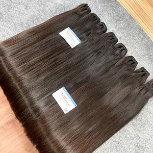 Extensiones de cabello crudo de trama recta de hueso de alta calidad 100%, cabello vietnamita de trama doble estirada, todos los colores, listo para enviar - Product Image 4