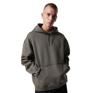 Sudaderas con Capucha Casuales de Invierno para Hombre, Talla Grande, 100% Algodón, Tela de Felpa de Poliéster, Impresión de Logotipo Personalizado, OEM - Product Image 1