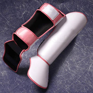 <b>MMA</b> <b>Shin</b> <b>Guard</b> for Men Professional Protection Non-Skid Handmade Leather <b>Shin</b> Pads New Style Model - Product Image 3