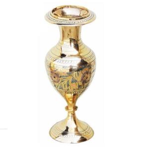 High Quality Brass Flower <b>Vase</b> With <b>Engraving</b> Gold Finished For Home Decor Table Decorative Flower <b>Vase</b> - Product Image 1