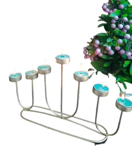 Decoración ocasional increíble candelabro resistente centro de mesa Iglesia Deco portavelas soporte de palo candelabro moderno - Product Image 5