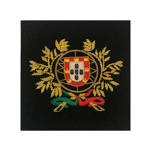 Coldstream Guards Insignia bordada Insignias de metal cosidas hechas a mano de alta calidad con lingotes y decoración de encaje de alambre - Product Image 5