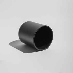 Pot de bougie en verre mat noir foncé pour décor de luxe maison spa aromathérapie stockage de bougies en vrac récipient de cire - Product Image 5