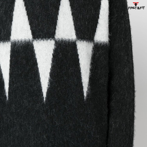 Suéter de Cuello Redondo para Hombre, Estilo Urbano, de Lana/Cachemira, Antiarrugas, con Diseño Personalizado en la Parte Delantera, Color Personalizado, Precio Económico, Gran Venta - Product Image 6