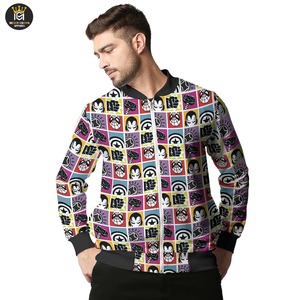 Fabricant pakistanais, blouson d'aviateur à la mode en vrac en satin de soie, veste patchwork personnalisée de créateurs de baseball pour hommes - Product Image 1