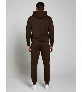 Ensemble de vêtements de sport d'hiver unisexe à capuche |   Logo personnalisé disponible |   100% coton - Product Image 2